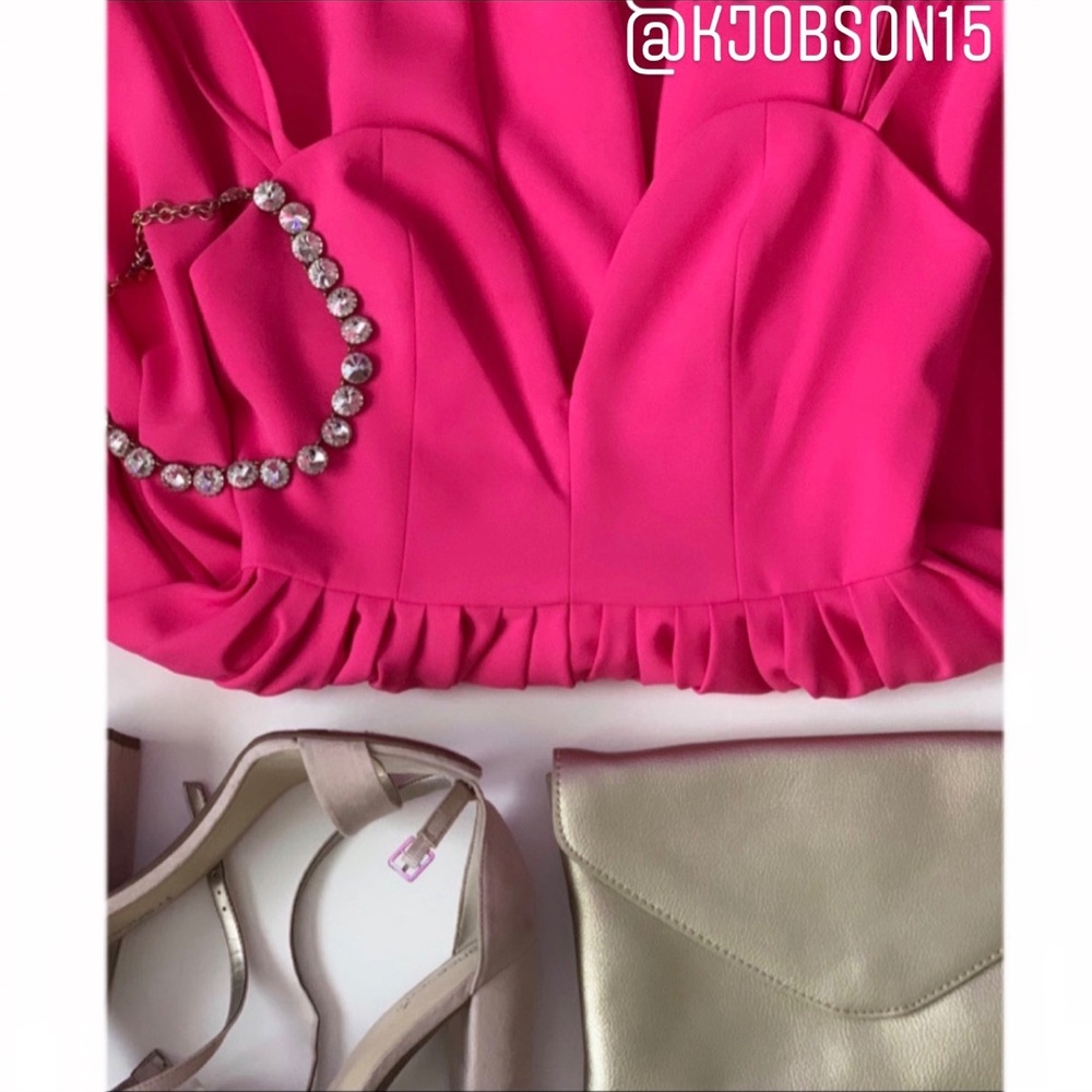 NBD x Revolve Now and Forever Dress in Magenta